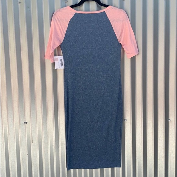 NWT Lularoe Julia 2 Tone Dress XXS - Picture 7 of 7